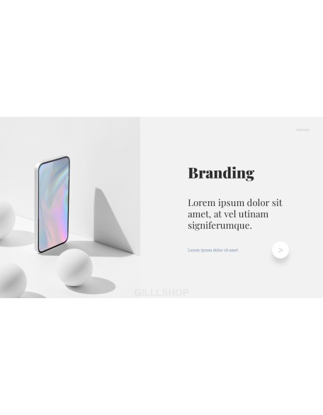 Holographic Minimal Multipurpose Easy PPT Template