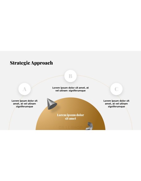 Metal Geometric Objects Multipurpose Background PowerPoint