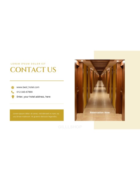 Hotel Service PPT Templates