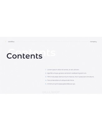 Workflow Simple minimalist powerpoint template