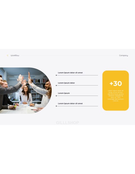 Workflow Simple minimalist powerpoint template