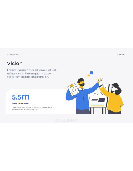 Workflow Simple minimalist powerpoint template