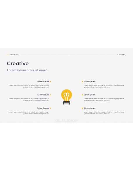 Workflow Simple minimalist powerpoint template