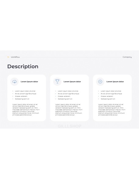 Workflow Simple minimalist powerpoint template