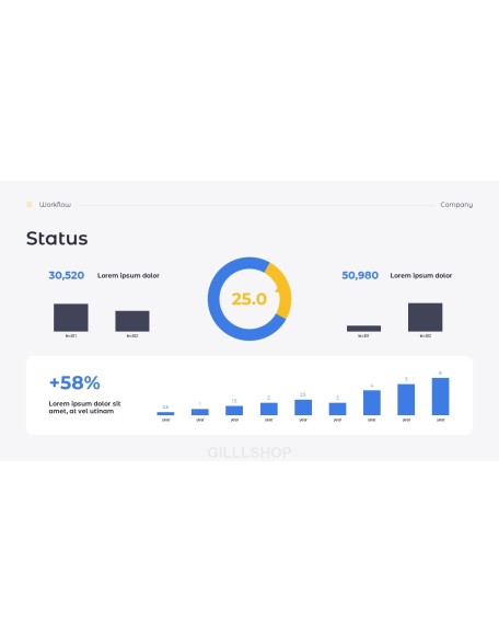 Workflow Simple minimalist powerpoint template