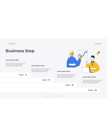 Workflow Simple minimalist powerpoint template