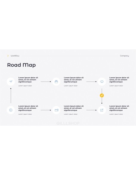 Workflow Simple minimalist powerpoint template