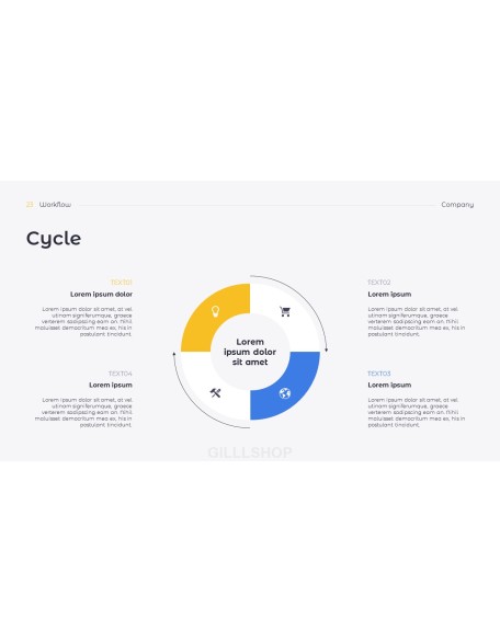 Workflow Simple minimalist powerpoint template