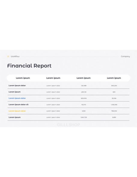 Workflow Simple minimalist powerpoint template