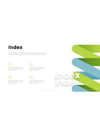 Zigzag Business Report PowerPoint Format