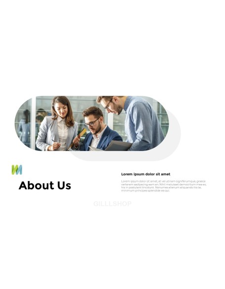 Zigzag Business Report PowerPoint Format
