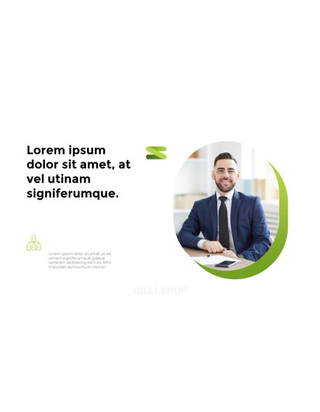 Zigzag Business Report PowerPoint Format
