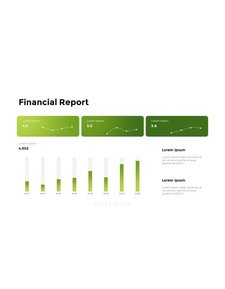 Zigzag Business Report PowerPoint Format