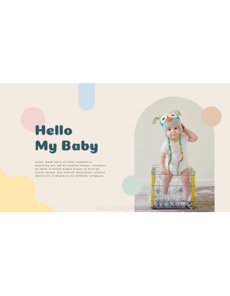 Baby Clothes Easy PPT Template