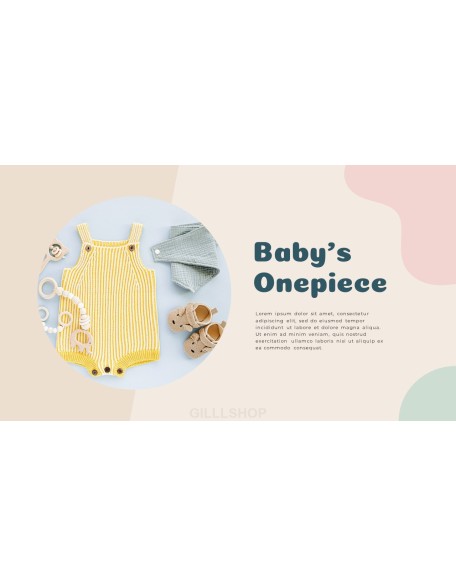 Baby Clothes Easy PPT Template