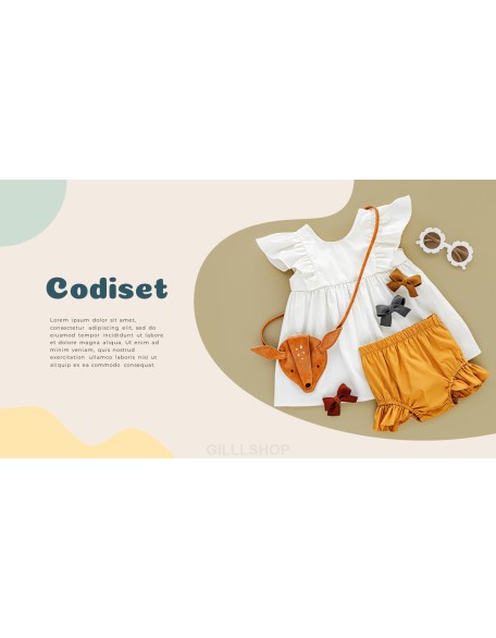 Baby Clothes Easy PPT Template