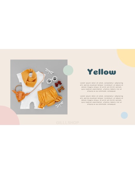 Baby Clothes Easy PPT Template