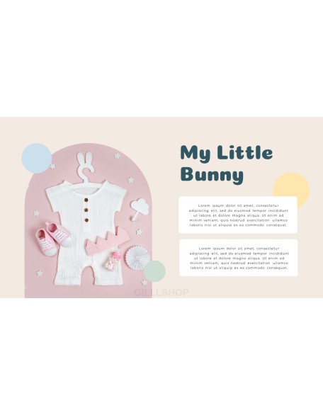 Baby Clothes Easy PPT Template