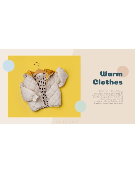 Baby Clothes Easy PPT Template