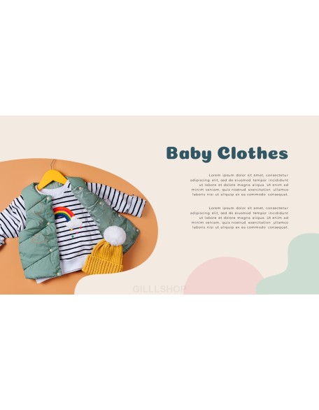 Baby Clothes Easy PPT Template