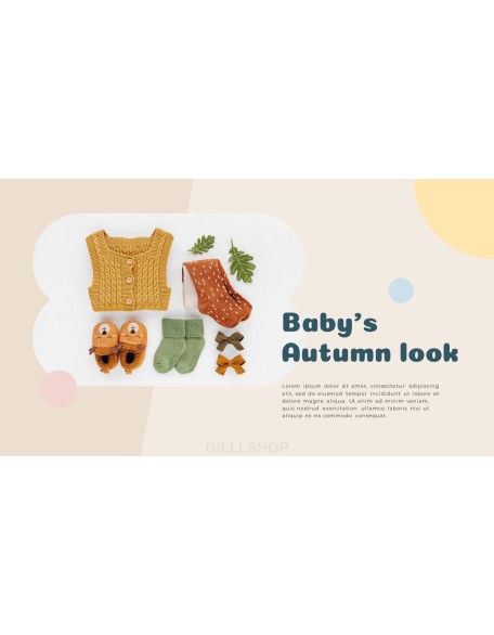 Baby Clothes Easy PPT Template