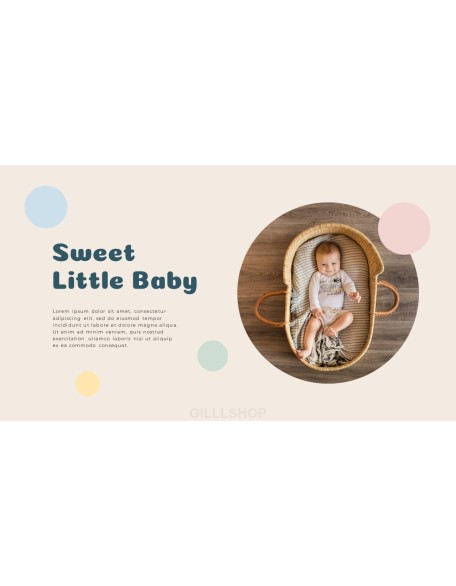 Baby Clothes Easy PPT Template