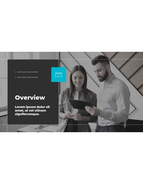 Grid Layout Business Business plan PPT