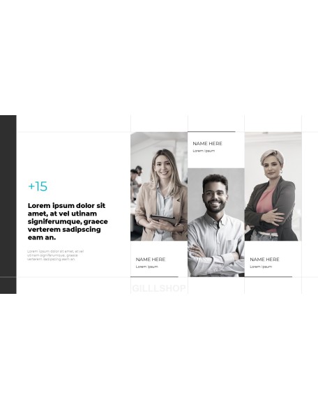 Grid Layout Business Business plan PPT