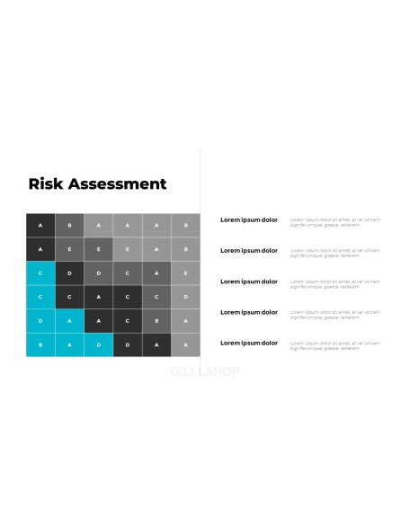 Grid Layout Business Business plan PPT