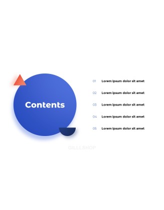 Simple Shapes Business Project document template design
