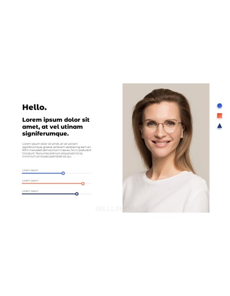 Simple Shapes Business Project document template design