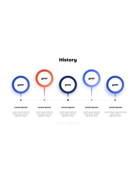 Simple Shapes Business Project document template design