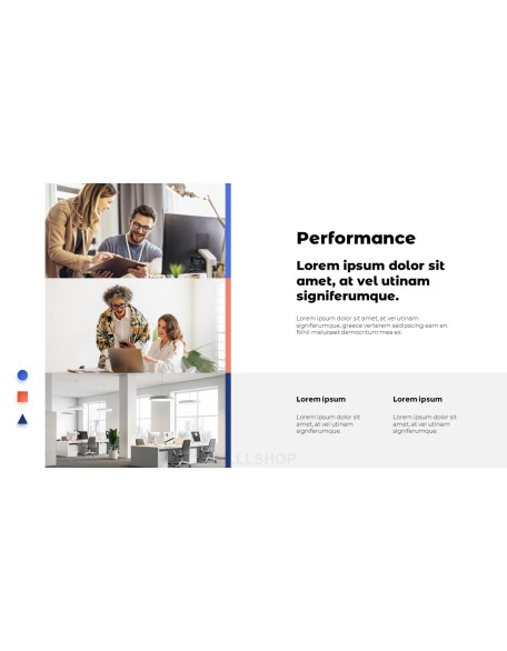 Simple Shapes Business Project document template design