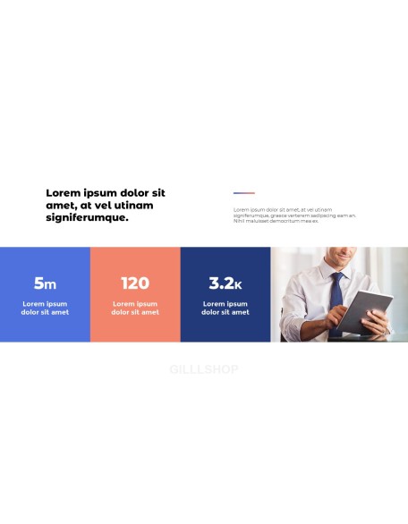 Simple Shapes Business Project document template design
