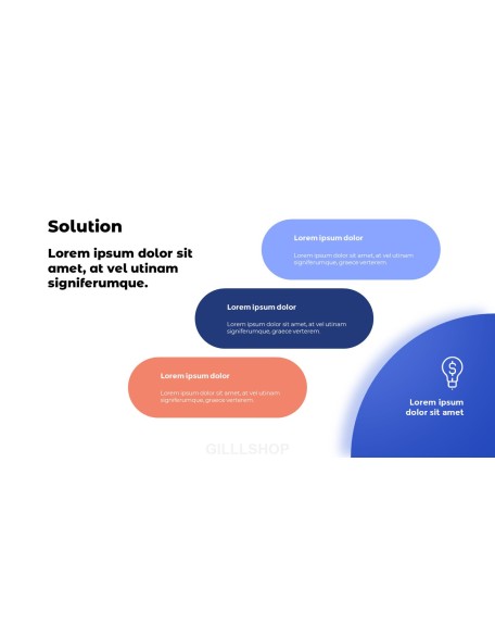 Simple Shapes Business Project document template design