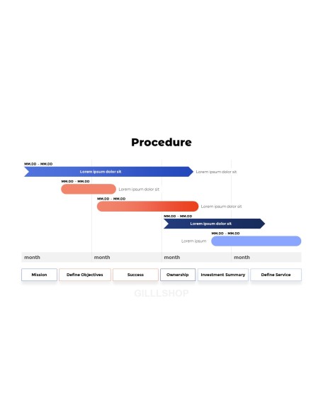 Simple Shapes Business Project document template design