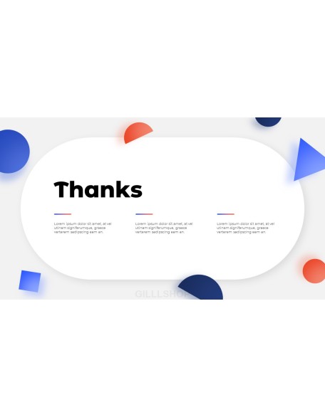 Simple Shapes Business Project document template design