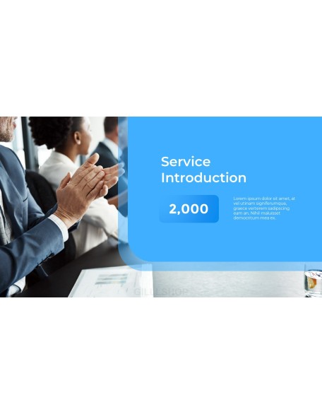 Corporate Introduction Easy PPT Template