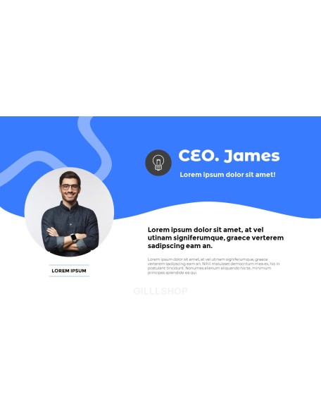 Wavy Abstract Concept Business ppt presentation slides