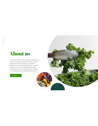 World Vegetarian Day brochure design template