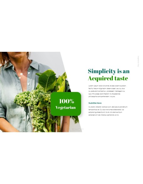 World Vegetarian Day brochure design template