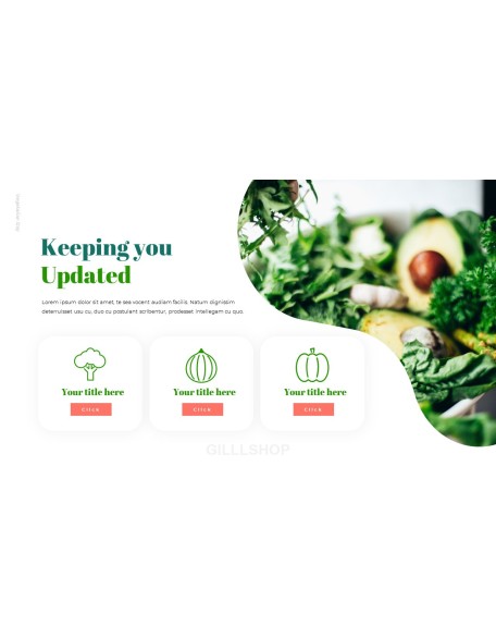 World Vegetarian Day brochure design template