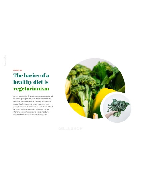 World Vegetarian Day brochure design template