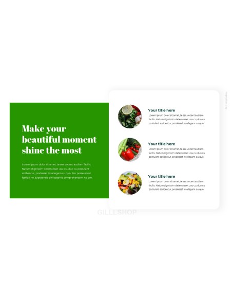 World Vegetarian Day brochure design template