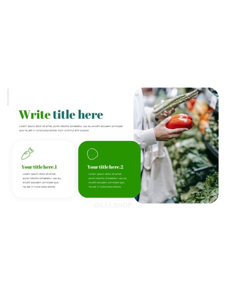 World Vegetarian Day brochure design template