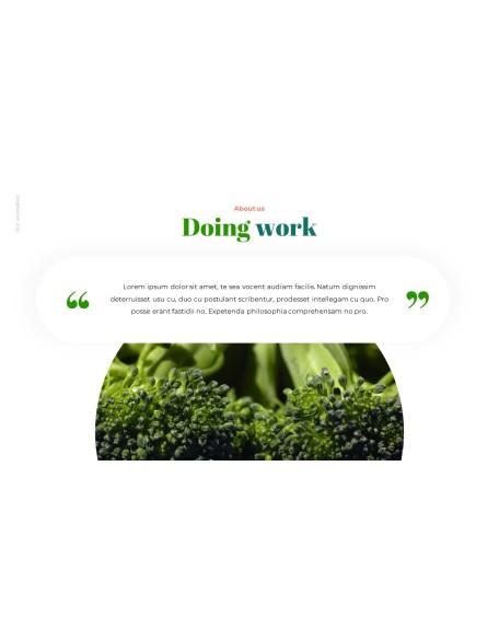 World Vegetarian Day brochure design template
