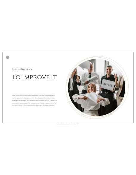 Business Efficiency Simple Templates Design