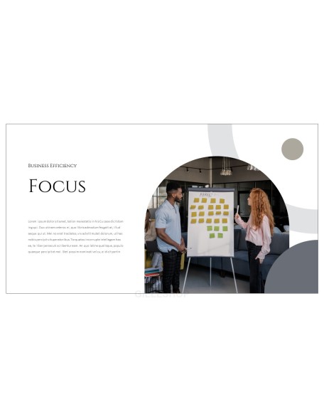 Business Efficiency Simple Templates Design