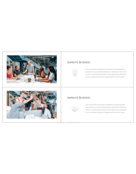 Business Efficiency Simple Templates Design