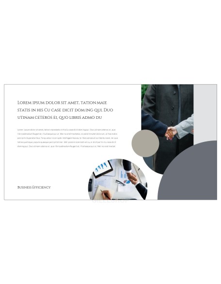 Business Efficiency Simple Templates Design